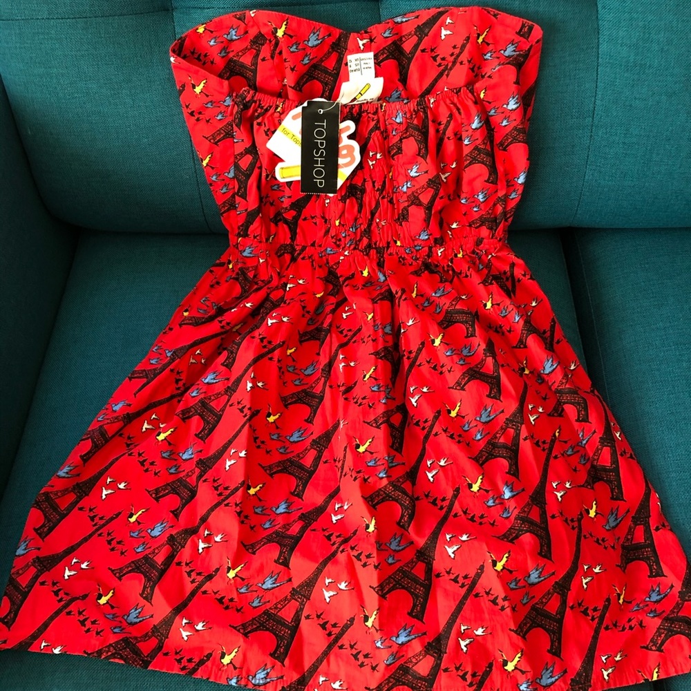 NWT top shop Eiffel Tower dress
